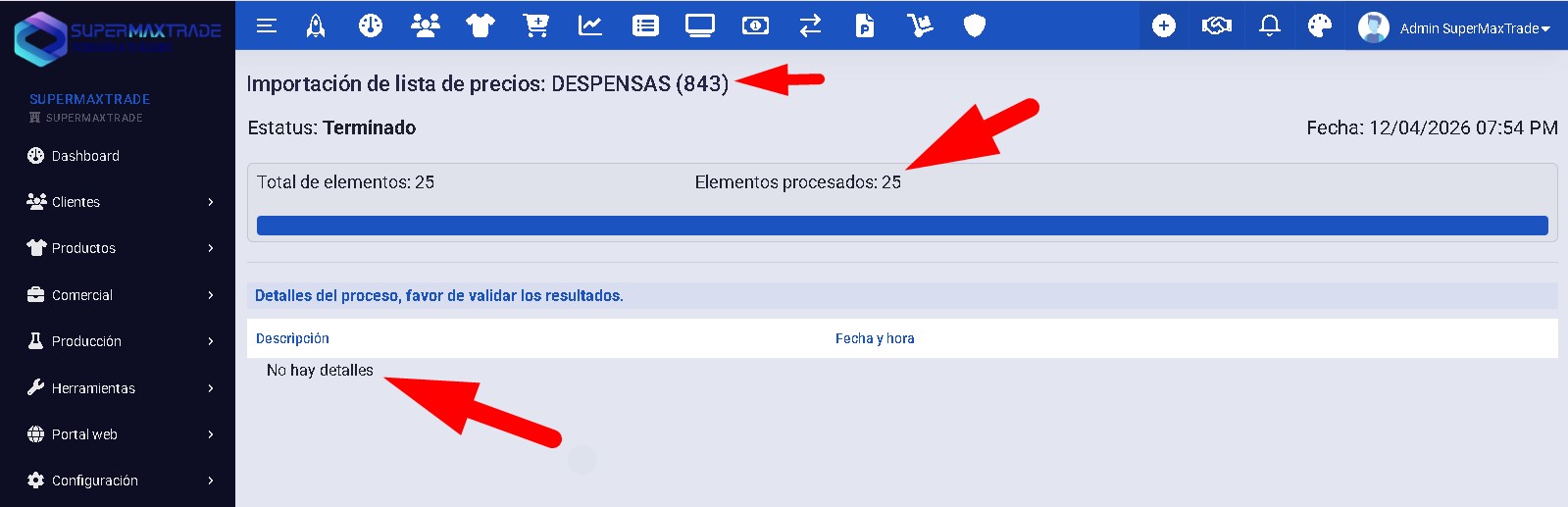 3 - cargando productos para relacionar con proveedor
